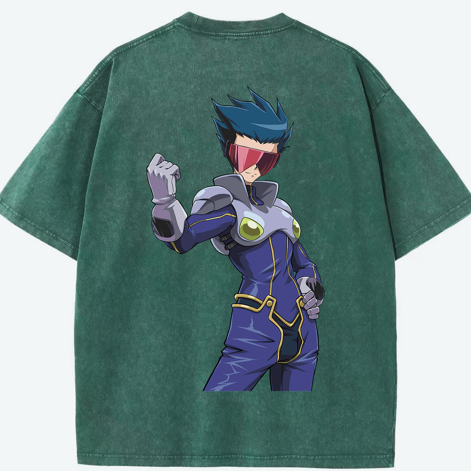 （画像用） 遊☆戯☆王 Yu-Gi-Oh! 綿100% ヴィンテージ風 半袖Tシャツ（背面プリント）